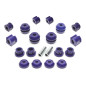 TA Technix Kit Silentblock in poliuretano asse anteriore 20-piece asse anteriore per Seat Toledo I (