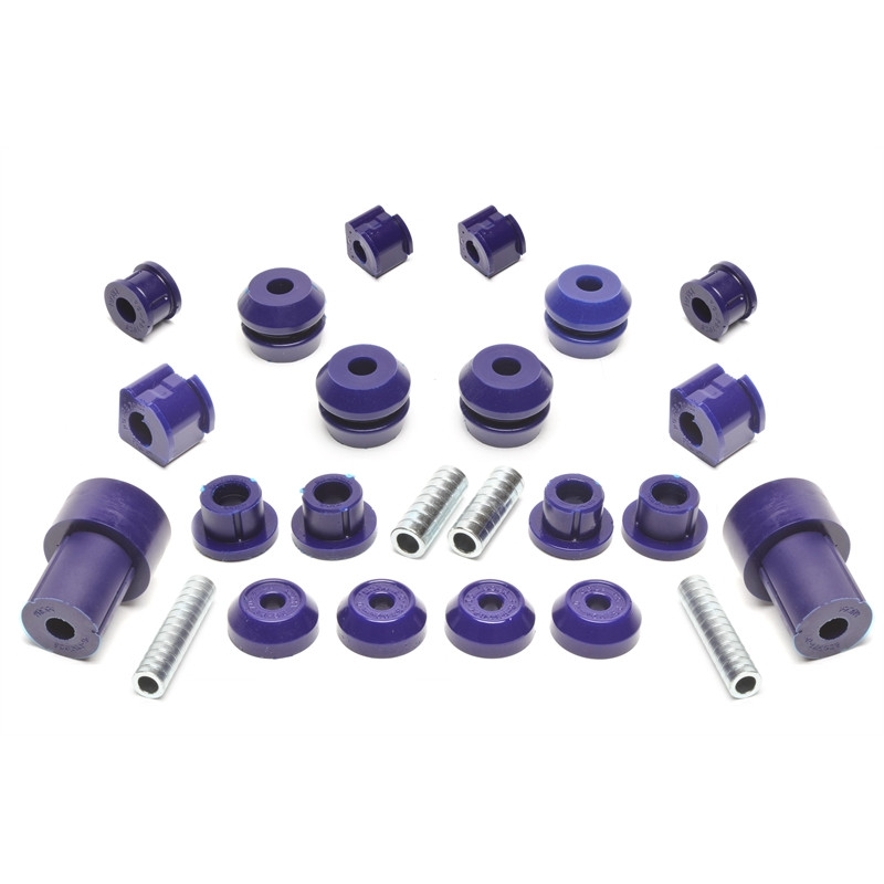 Kit boccole PU asse anteriore e posteriore 24 pezzi TA Technix per Seat Toledo I (1L) (Cod. T-85VW00