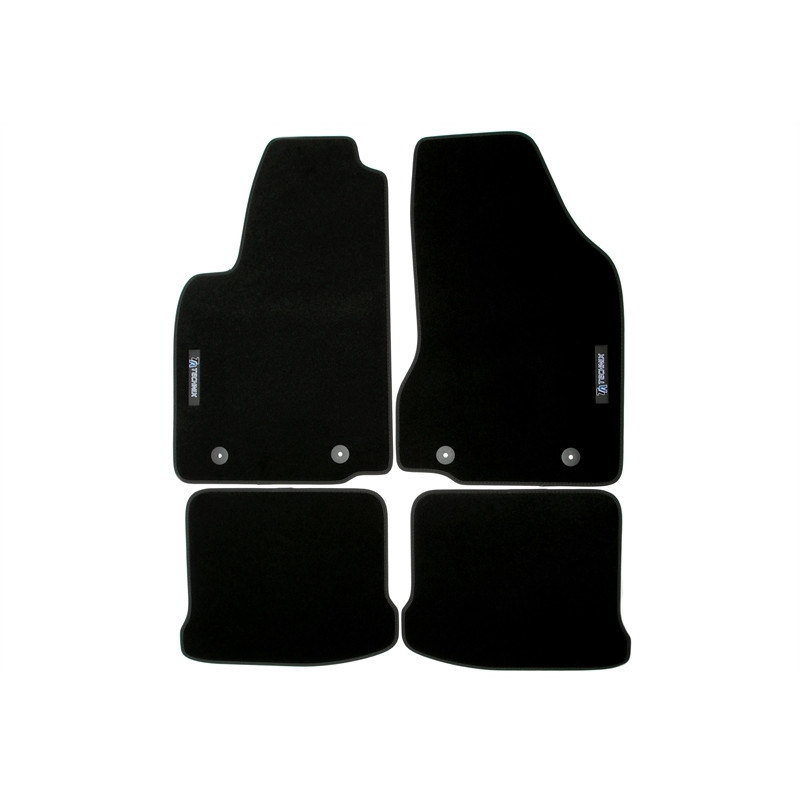 Tappetini TA Technix con logo per VW Polo 3 6N (Sedan/Variant) / Seat Ibiza 6K (Cod. T-34VW05)