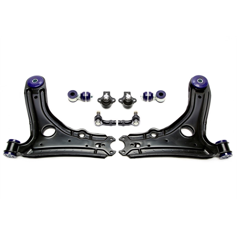 Kit bracci oscillanti rinforzati TA Technix ant. con boccole in poliuretano per Seat Ibiza II 6K (Co