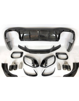Kit Estetico Mercedes R190 Look AMG GT 4 Porte Carbonio (Cod. E-TCM0258)