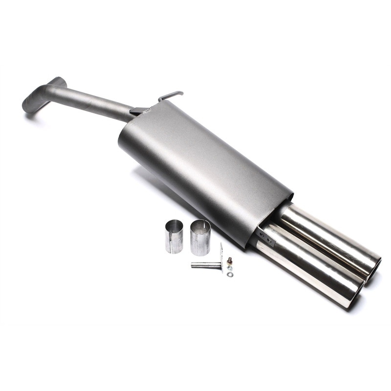 Silenziatore sportivo TA Technix per VW Polo, 9N / Skoda Fabia I, 6Y (Cod. T-EVOP5E276)