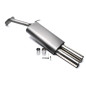 Silenziatore sportivo TA Technix per VW Polo, 9N / Skoda Fabia I, 6Y (Cod. T-EVOP5E276)
