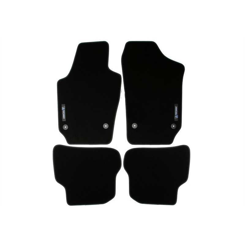 Tappetini TA Technix con logo per VW Polo 5 6R / Seat Ibiza 4 6J (Cod. T-34VW07)