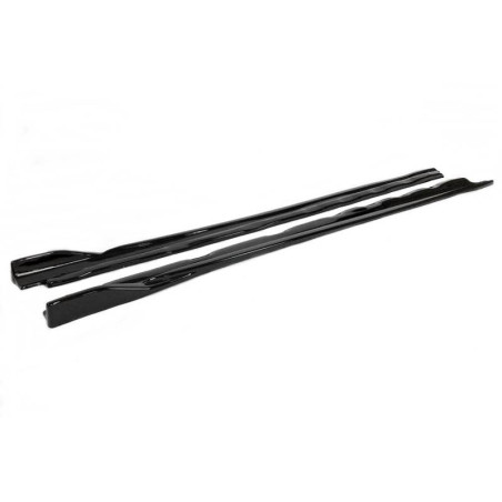 Diffusori minigonne Volkswagen Golf 8 Pro Rline Gti Nero lucido (Cod. E-TCW0064)
