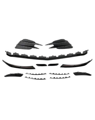 Spoiler Anteriore Mercedes W177 Look AMG A45 2019 Griglie (Cod. E-TCM1175)