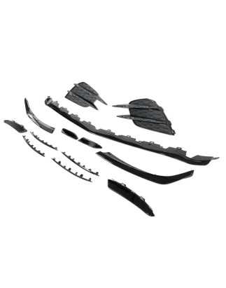 Spoiler Anteriore Mercedes W177 Look AMG A45 2019 Griglie (Cod. E-TCM1175)