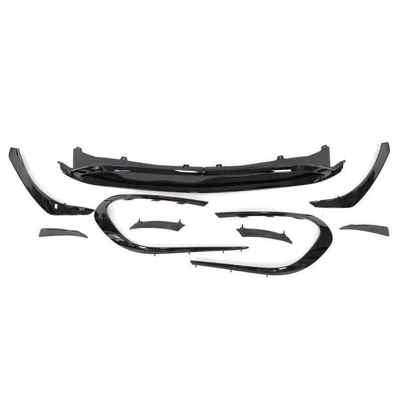 Spoiler Anteriore Mercedes W117 Facelift 2017+ Look AMG A45 Nero lucido (Cod. E-TCM1174)