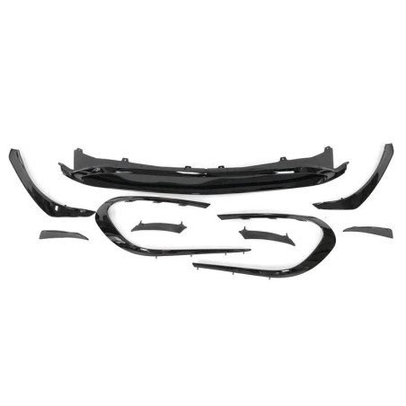 Spoiler Anteriore Mercedes W117 Facelift 2017+ Look AMG A45 Nero lucido (Cod. E-TCM1174)