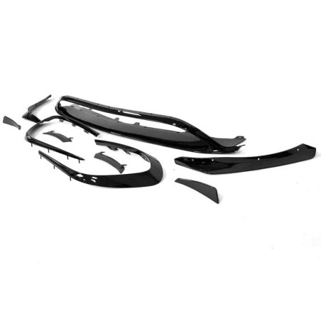 Spoiler Anteriore Mercedes W117 Facelift 2017+ Look AMG A45 Nero lucido (Cod. E-TCM1174)