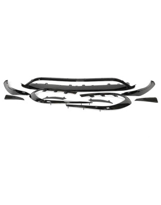 Spoiler Anteriore Mercedes W117 Facelift 2017+ Look AMG A45 Nero lucido (Cod. E-TCM1174)