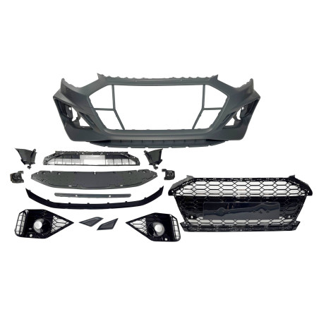 Paraurti Anteriore Audi A4 2020+ Look RS4 (Cod. E-TCA0257)
