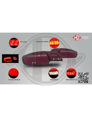 Kit fanalino posteriore Audi A3 03-08 (Cod. D-1031496)