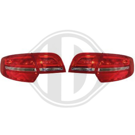 Kit fanalino posteriore Audi A3 03-08 (Cod. D-1031997)
