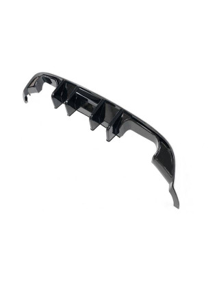 Diffusore Posteriore Volkswagen Golf 7.5 Nero lucido (Cod. E-TCW0067)