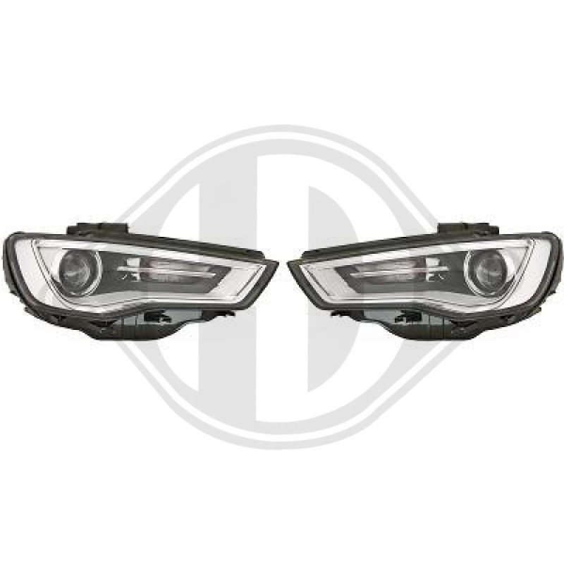SET FARI ANTERIORI Audi A3 Berl./Sportb./Cabrio 12-16 (Cod. D-1033280)