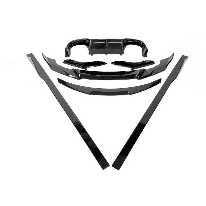 Kit Estetico BMW F87 Nero lucido (Cod. E-TCB63016302630366077)