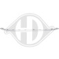 Modanatura decorativa/ protettiva Paraurti Audi A3 Lim/Sportback/Cabrio (Typ8Y) 20- (Cod. D-1034062)