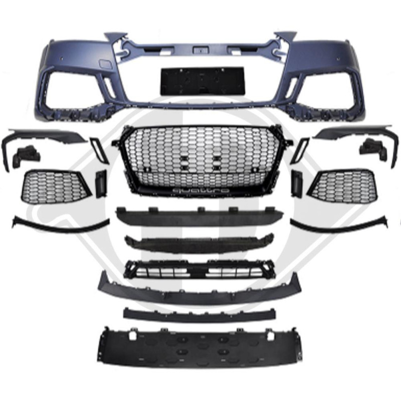 Paraurti anteriore Audi TT Coupe/Cabrio 14- (Cod. D-1042250)