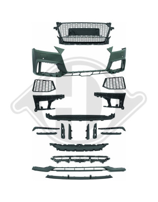 Paraurti anteriore Audi TT Coupe/Cabrio 14- (Cod. D-1042350)