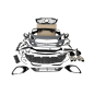 Kit Estetico Mercedes W118 CLA Shooting Brake Look A45 (Cod. E-TCM0264)