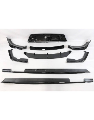 Kit Estetico BMW G06 X6 Look M Performance Nero lucido (Cod. E-TCB9025)