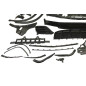 Kit Estetico Mercedes X253 GLC 2020+ Look AMG GLC63 (Cod. E-TCM0273)