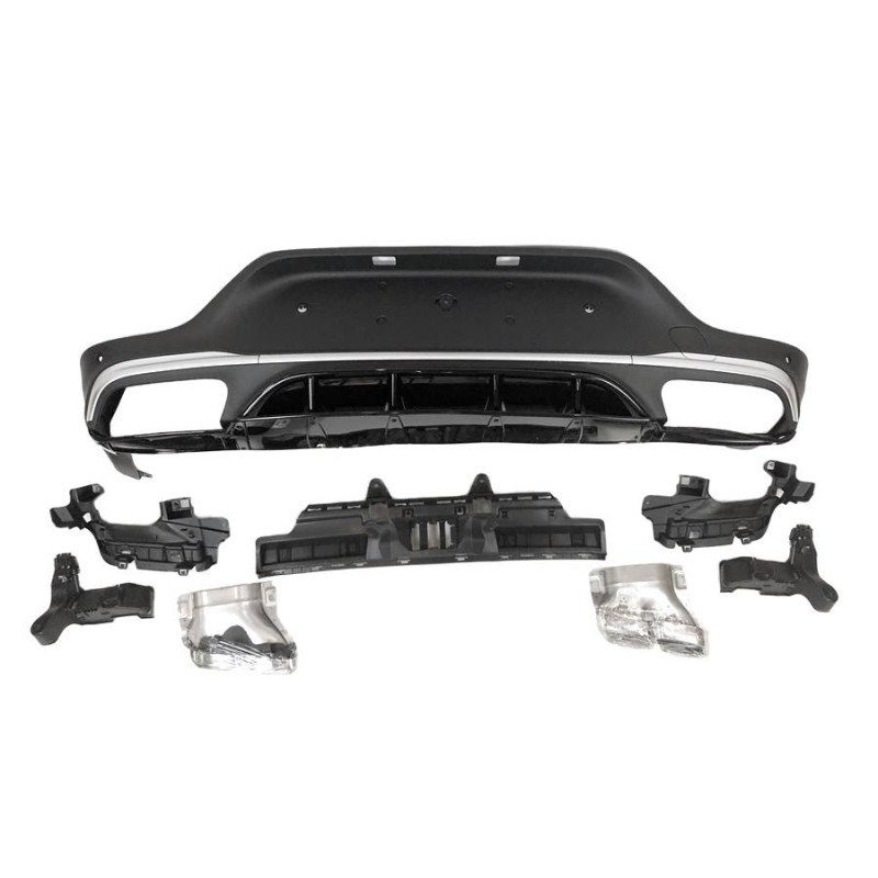 Diffusore Posteriore Mercedes GLC X253 COUPE 2020+ Look GLC63 (Cod. E-TCM3955)