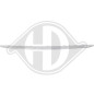 Modanatura decorativa / protettiva Griglia radiatore BMW Mini 10-14 (Cod. D-1206141)