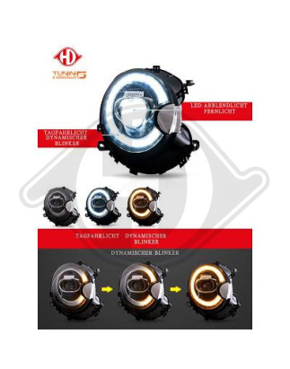 SET FARI ANTERIORI BMW Mini R55/56/57/58/59 06-16 (Cod. D-1206286)