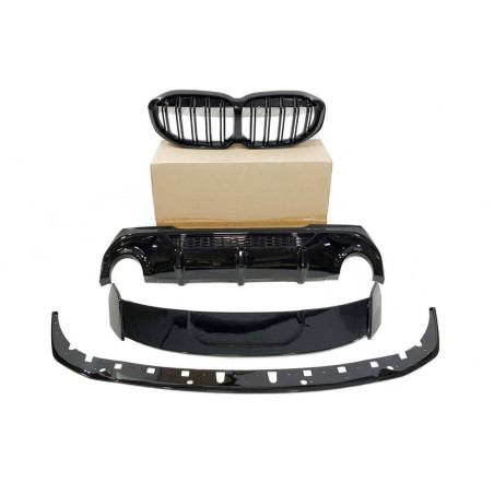 Kit Estetico BMW F40 Look M Performance Nero lucido (Cod. E-TCB4184)