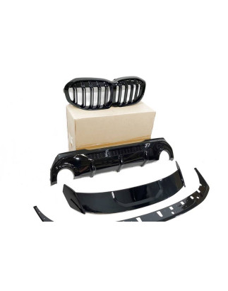 Kit Estetico BMW F40 Look M Performance Nero lucido (Cod. E-TCB4184)