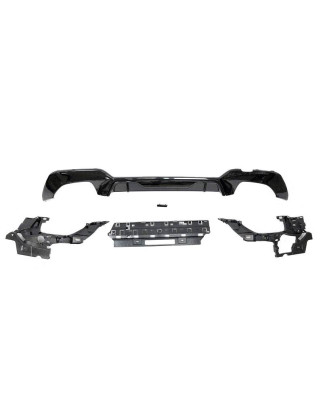 Diffusore Posteriore BMW G20 / G21 340 Look M Performance Nero lucido (Cod. E-TCB9026)