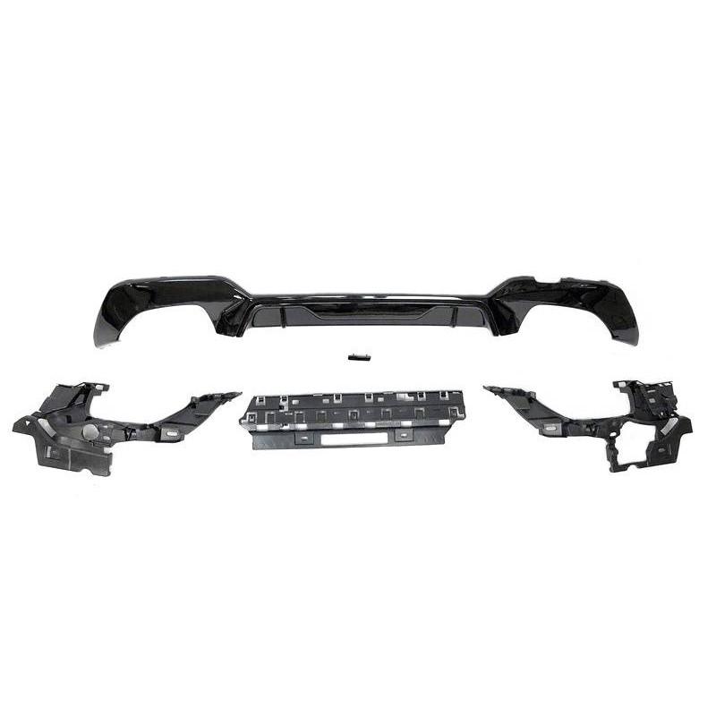 Diffusore Posteriore BMW G20 / G21 340 Look M Performance Nero lucido (Cod. E-TCB9026)