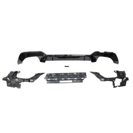 Diffusore Posteriore BMW G20 / G21 340 Look M Performance Nero lucido (Cod. E-TCB9026)