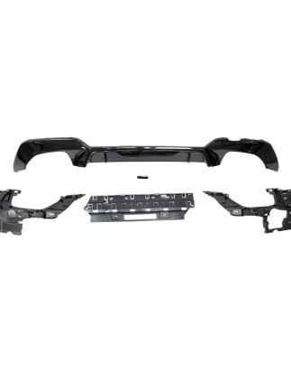 Diffusore Posteriore BMW G20 / G21 340 Look M Performance Nero lucido (Cod. E-TCB9026)