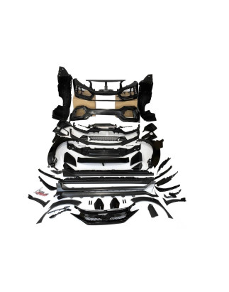 Kit Estetico Honda Civic Hatchback 2016-2021 look Type R 2020 (Cod. E-TCHO146)