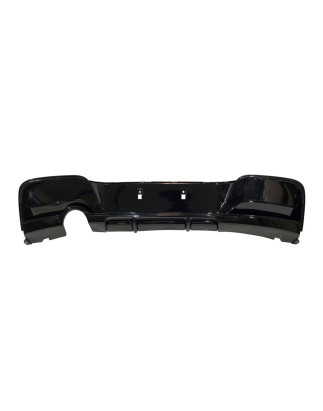 Diffusore Posteriore BMW F20 / F21 12-14 Look M-Performance 1 Uscite doppio Nero lucido (Cod. E-TCBF