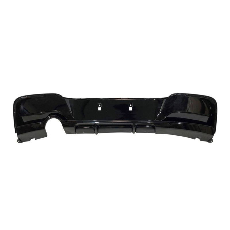 Diffusore Posteriore BMW F20 / F21 12-14 Look M-Performance 1 Uscite doppio Nero lucido (Cod. E-TCBF