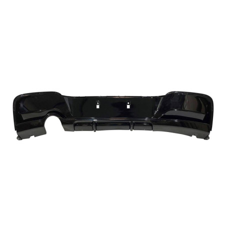 Diffusore Posteriore BMW F20 / F21 12-14 Look M-Performance 1 Uscite doppio Nero lucido (Cod. E-TCBF