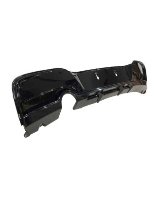 Diffusore Posteriore BMW F20 / F21 12-14 Look M-Performance 1 Uscite doppio Nero lucido (Cod. E-TCBF
