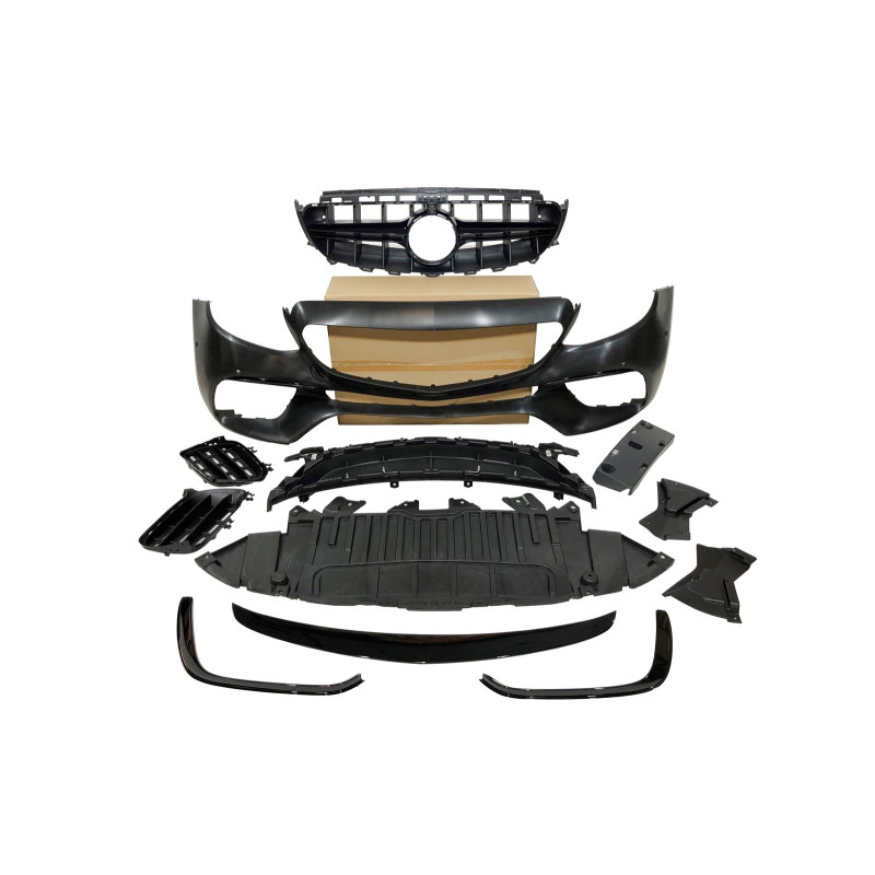 Paraurti Anteriore Mercedes W213 4p 2016-2019 / C238 look AMG E63 (Cod. E-TCM03510390)