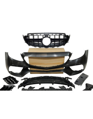 Paraurti Anteriore Mercedes W213 4p 2016-2019 / C238 look AMG E63 (Cod. E-TCM03510390)