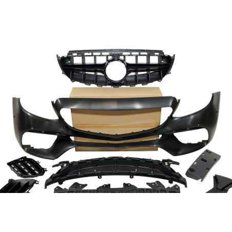 Paraurti Anteriore Mercedes W213 4p 2016-2019 / C238 look AMG E63 (Cod. E-TCM03510390)