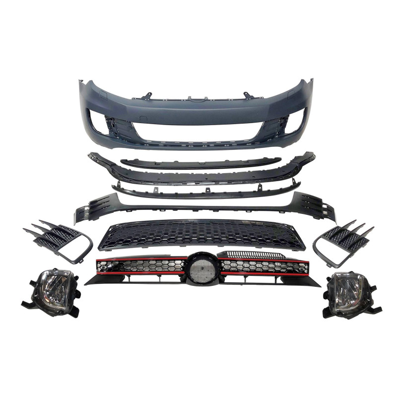 Paraurti Anteriore Volkswagen Golf 6 Look GTI (Cod. E-TCW5200)