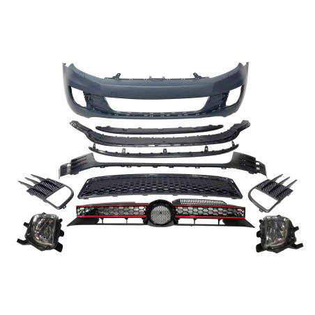 Paraurti Anteriore Volkswagen Golf 6 Look GTI (Cod. E-TCW5200)