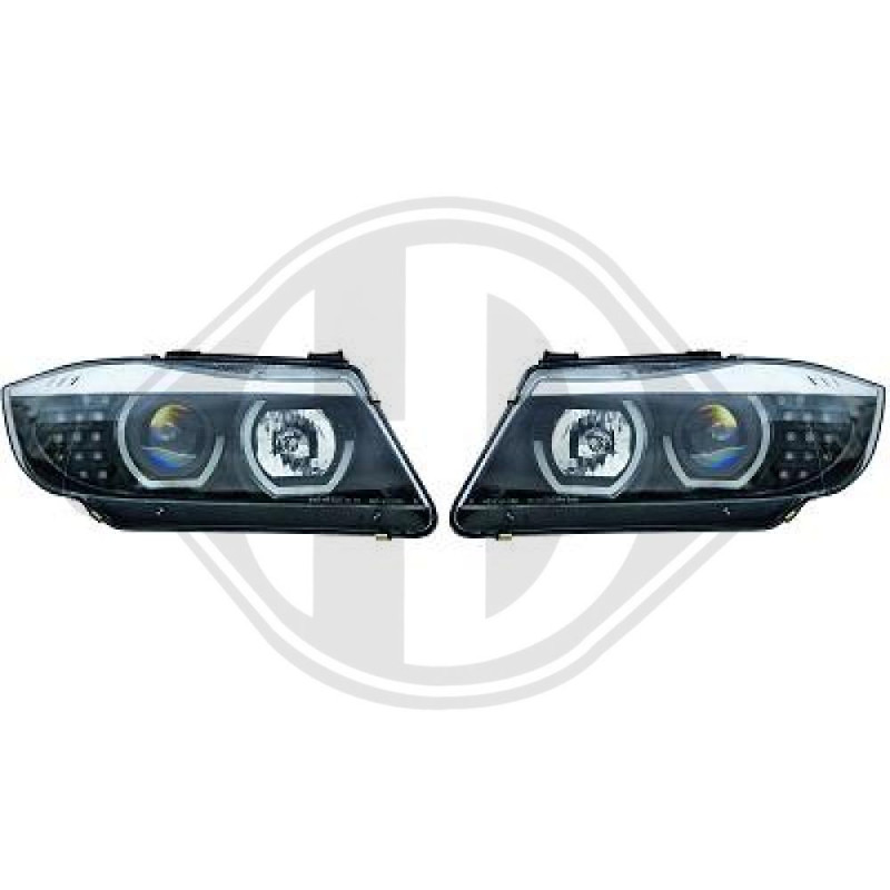 SET FARI ANTERIORI BMW serie 3 (E90/91) BERL./TOURING/Coupe 05-08 (Cod. D-1216380)