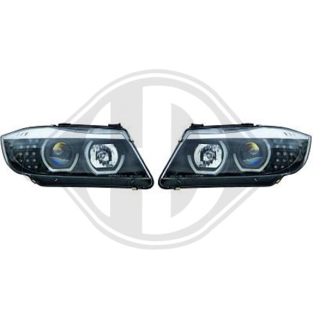 SET FARI ANTERIORI BMW serie 3 (E90/91) BERL./TOURING/Coupe 05-08 (Cod. D-1216380)