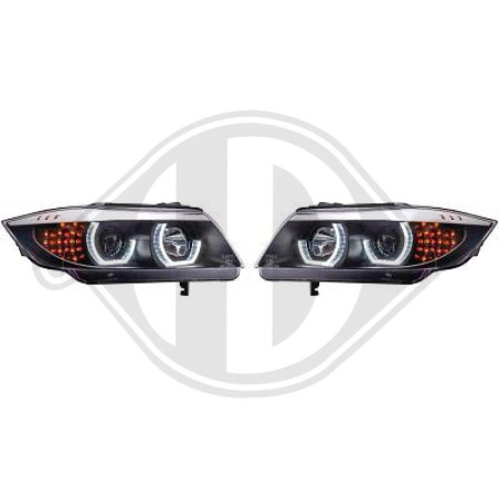SET FARI ANTERIORI BMW serie 3 (E90/91) BERL./TOURING/Coupe 05-08 (Cod. D-1216485)