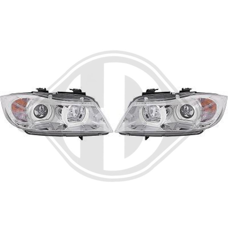 SET FARI ANTERIORI BMW serie 3 (E90/91) BERL./TOURING/Coupe 05-08 (Cod. D-1216685)